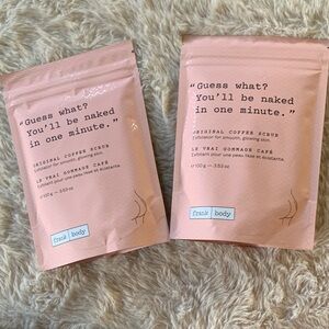 Sealed Frank Body Coffee Scrub Duo